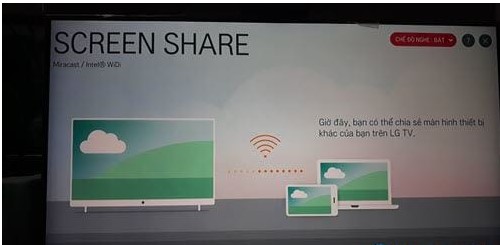 chiếu màn hình máy tính lên smart tivi
